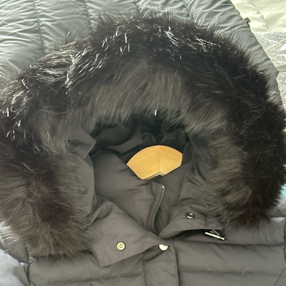 Zara Basic Outerwear Jacket with Fur hood, S - Picture 7 of 10